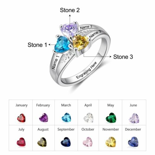 Sterling Silver Promise Ring - Adjustable Leaf & Round Moonstone Wedding Ring