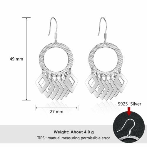 Personalized Custom Earring - Chain Link Name Engraved Earrings - Customized Drop Earrings