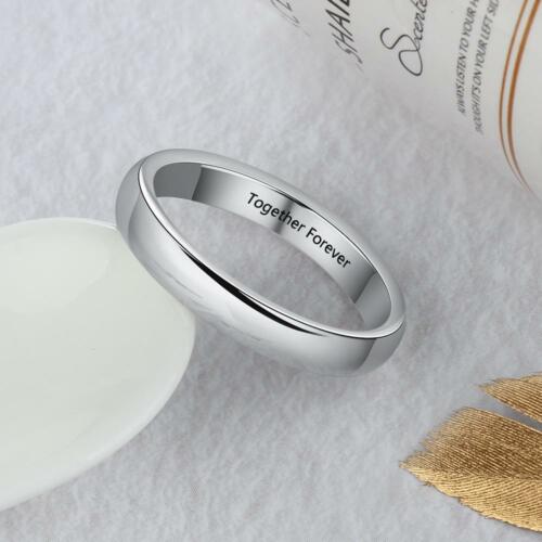 Personalized Silver Ring - Four Custom Birthstones