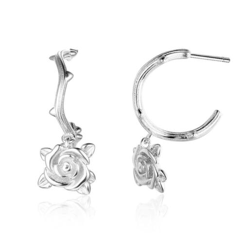 Sterling Silver Pearl Stud Earrings with Cubic Zirconia