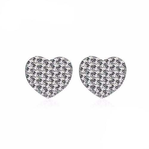 Sterling Silver Pearl Stud Earrings with Cubic Zirconia