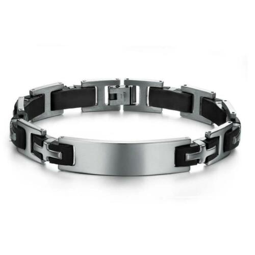 Fashion Punk Bracelet for Men - 220mm Length Cross Bracelet