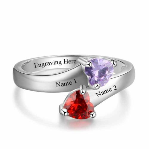 Personalized Rings - Eight Custom Birthstones